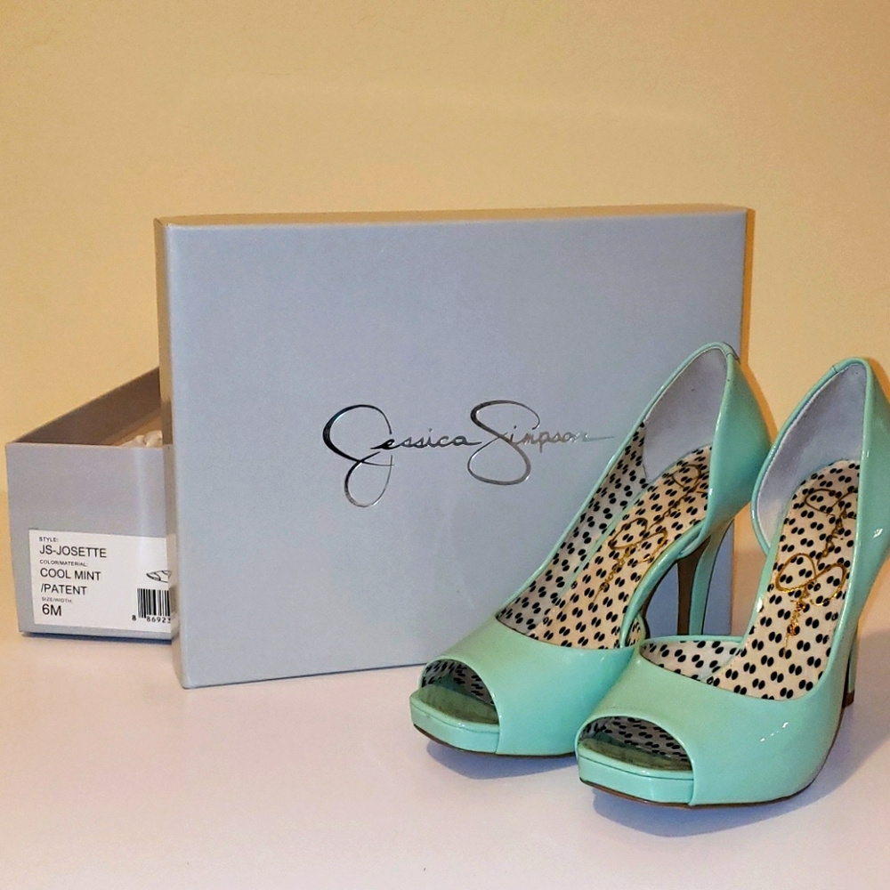 Peep toe heels